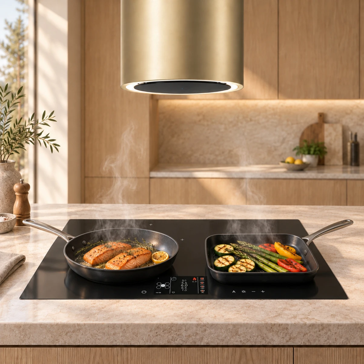 Induktionskogeplade 80cm|SMART COOK PRO |Premium line