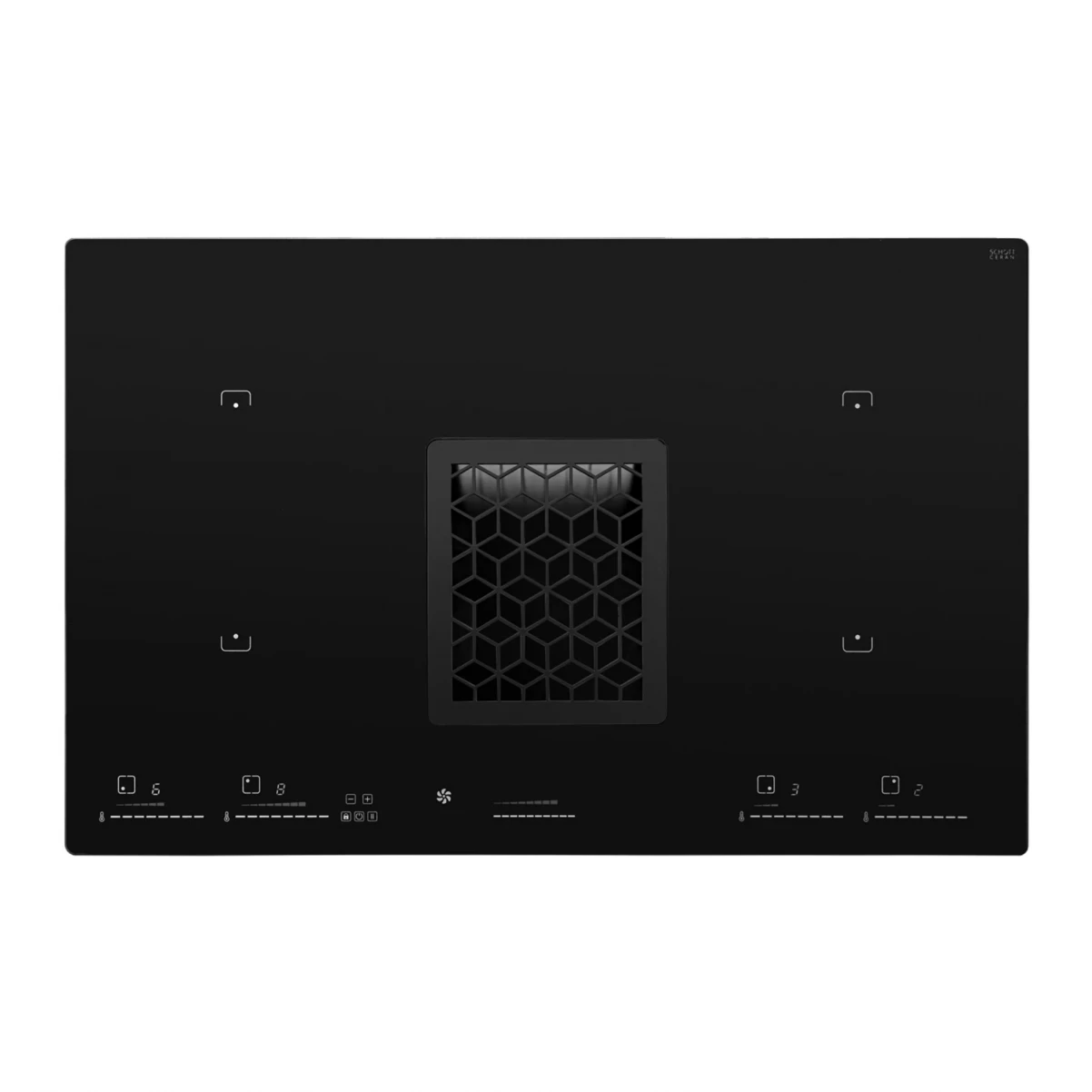 Kogeplade med indbygget emhætte|80cm|EXCELLENT|Premium line