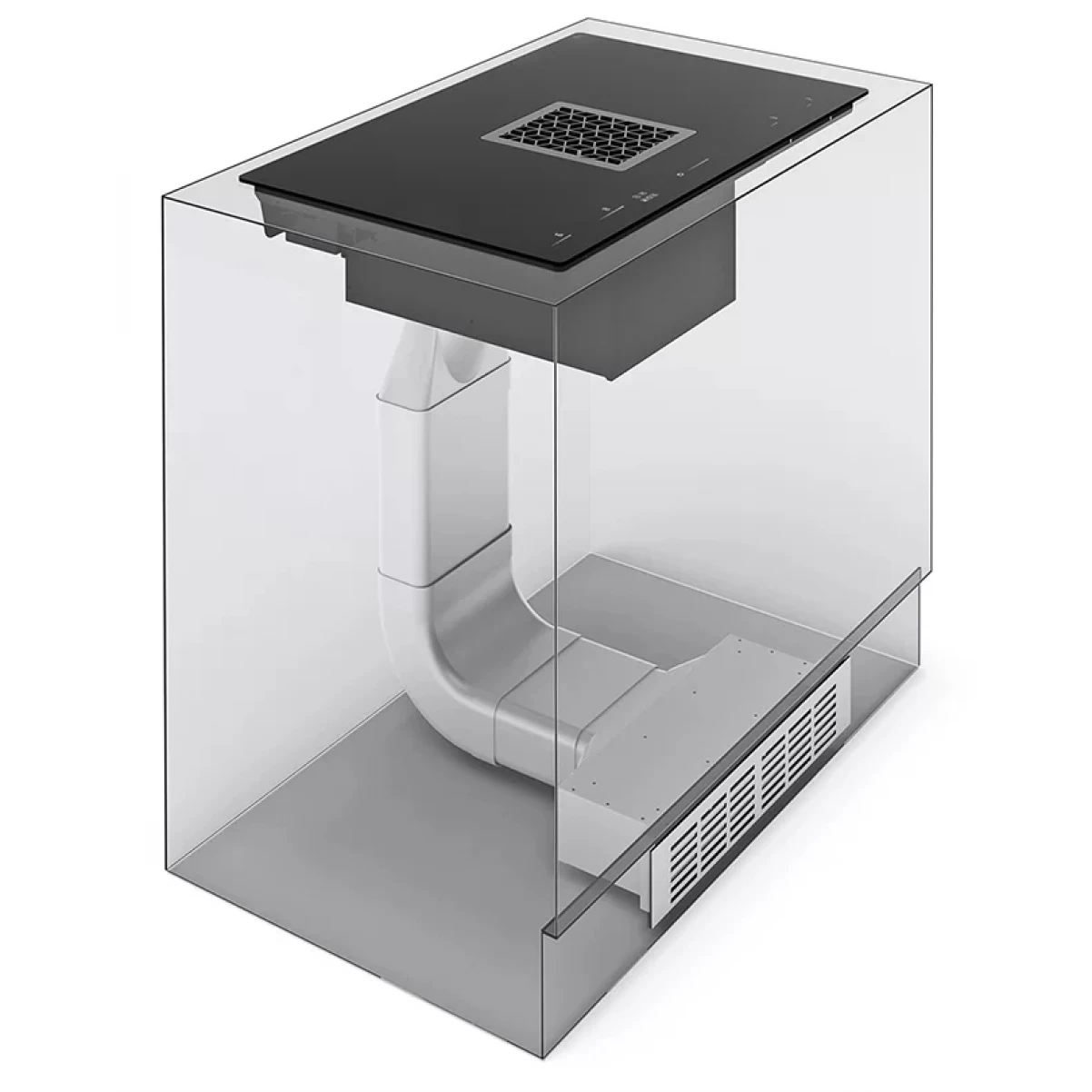 Kogeplade med indbygget emhætte|80cm|EXCELLENT|Premium line