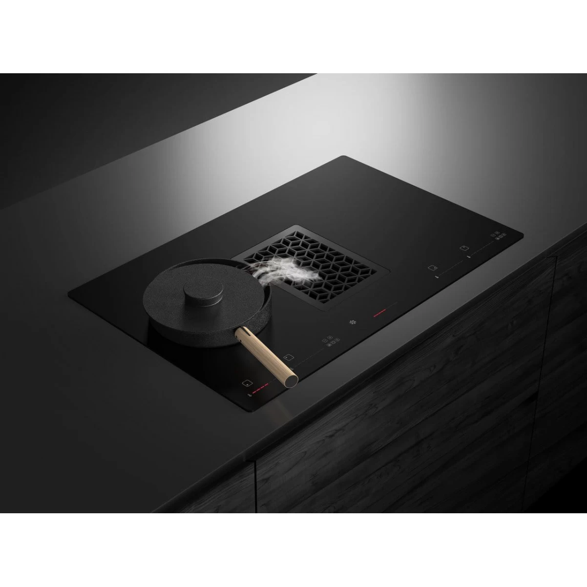 Kogeplade med indbygget emhætte|80cm|EXCELLENT|Premium line