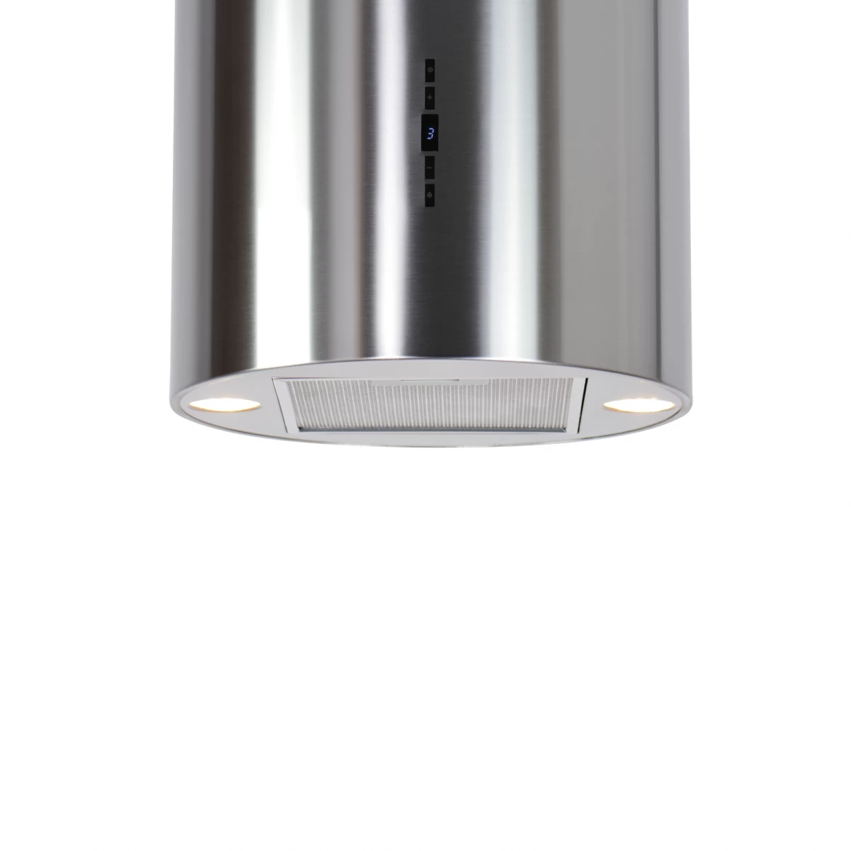 Frithængende cylinder emhætte rustfrit stål| Explorer Z|Design line