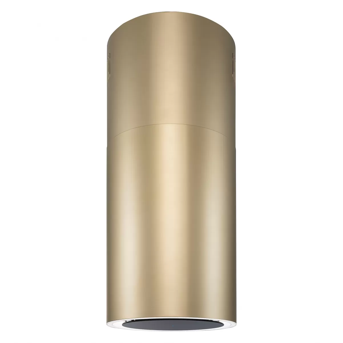 Frithængende cylinder emhætte guld steel/messing 40cm| MONARC|Premium line
