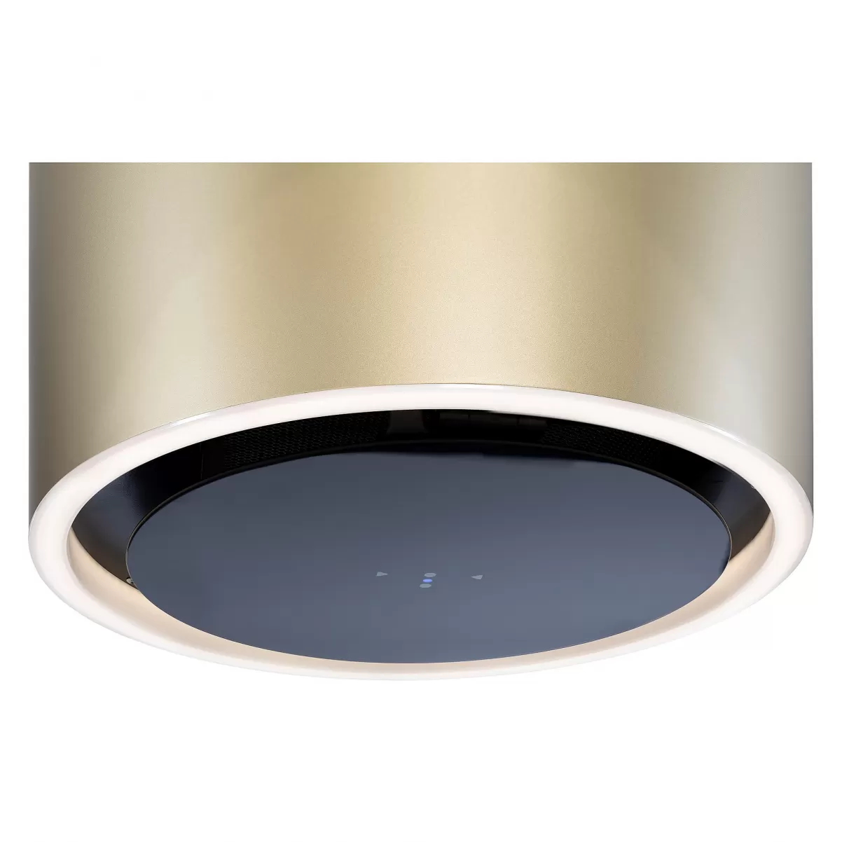 Frithængende cylinder emhætte guld steel/messing 40cm| MONARC|Premium line