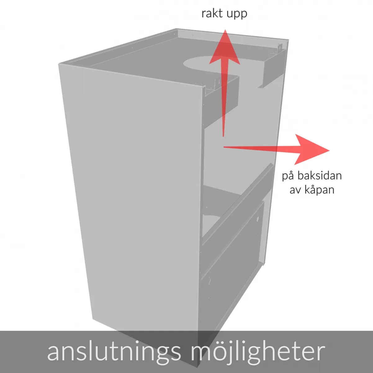 Væghængte emhætte sort 60cm|SEMPRE LYX|Premium line