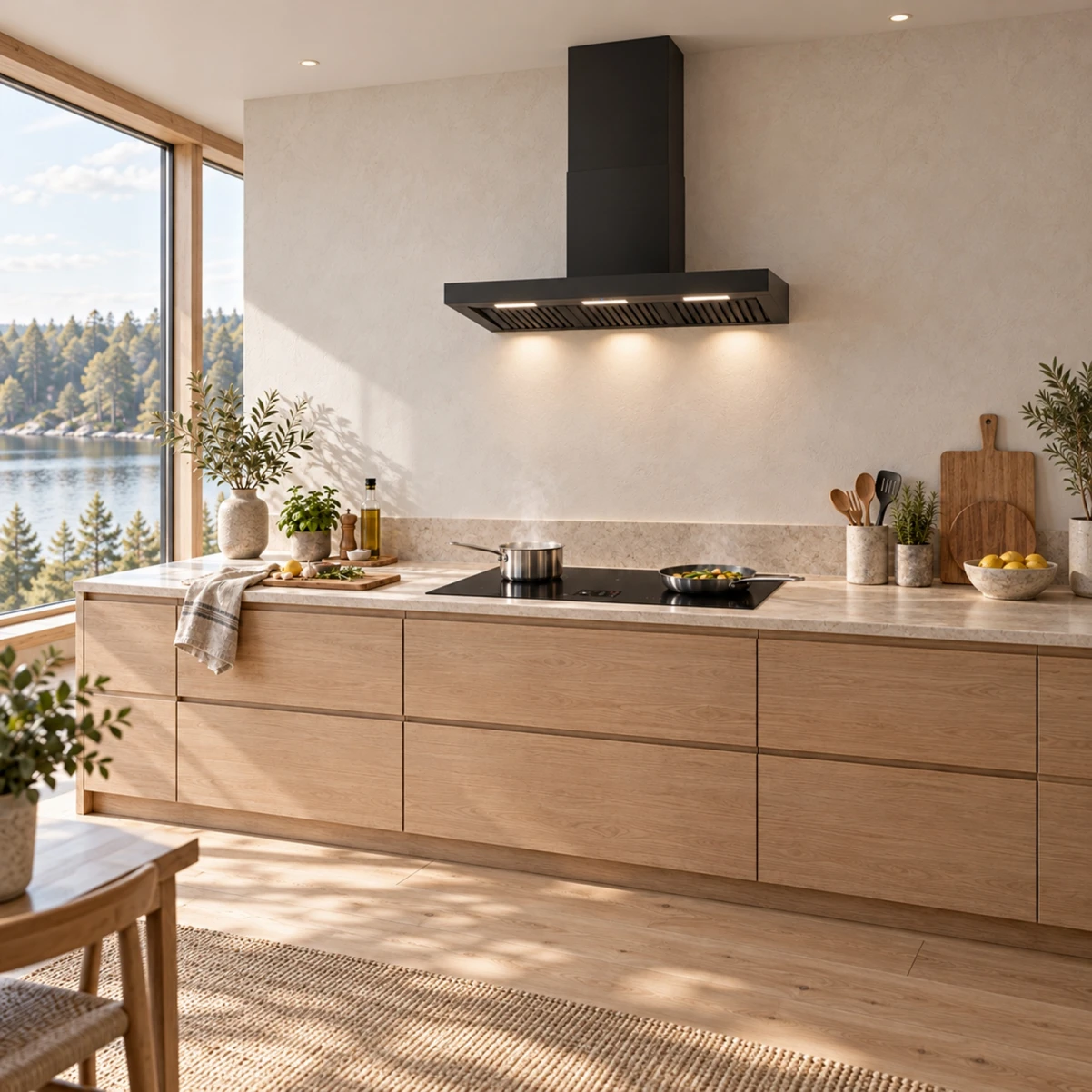 Væghængte emhætte sort 90cm|TWILIGHT|Design line