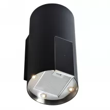 Væghængte emhætte sort 40cm cylinderformet |VOGUE|Design line