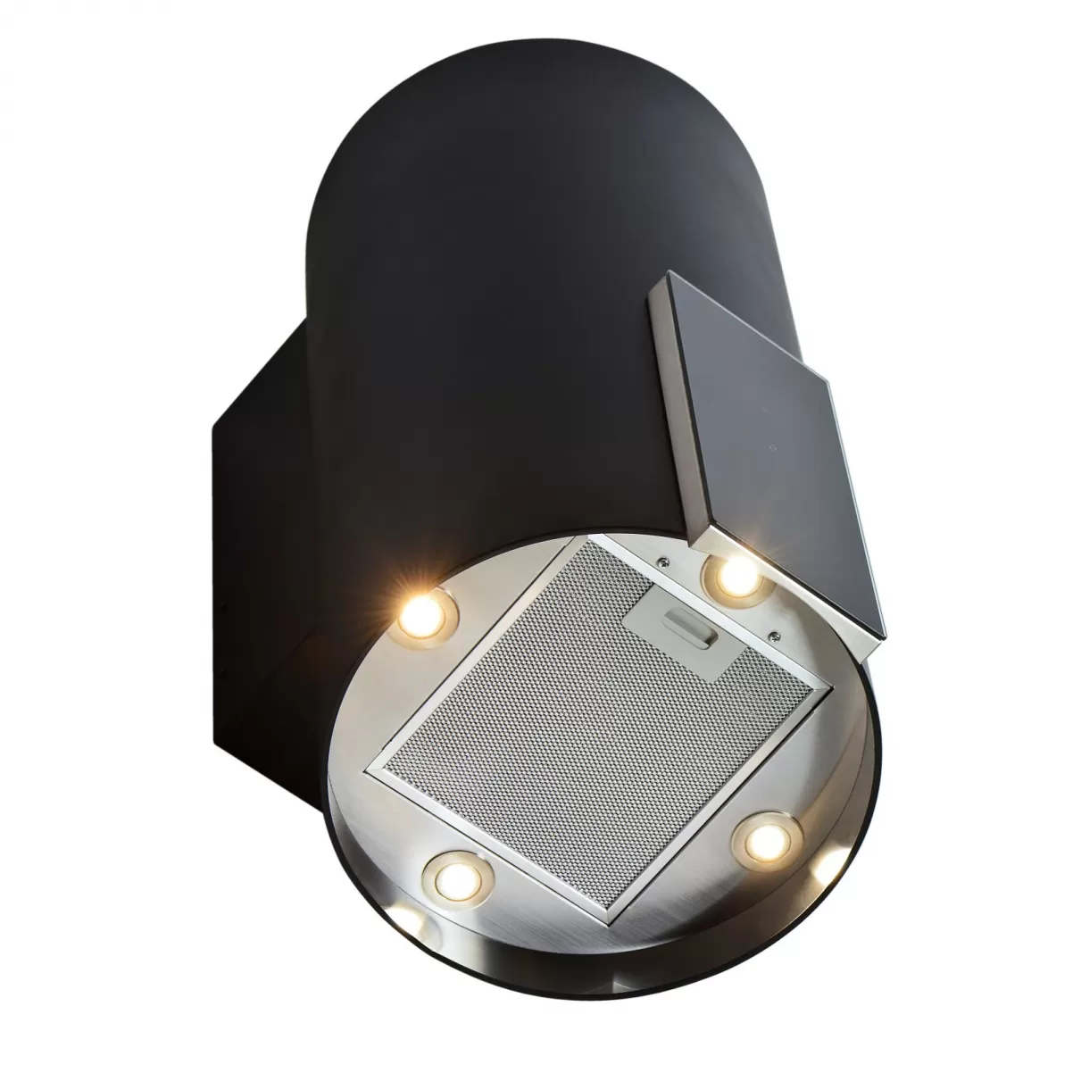 Væghængte emhætte sort 40cm cylinderformet |VOGUE|Design line