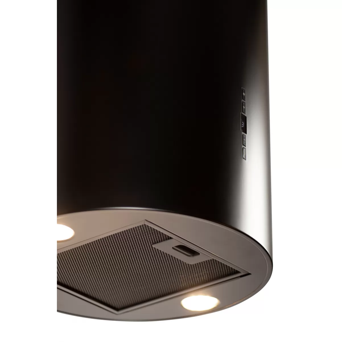 Væghængte emhætte sort/hvid 40cm cylinderformet |BALTIC