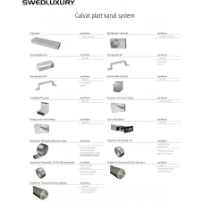 Galvaniseret fladkanalsystem