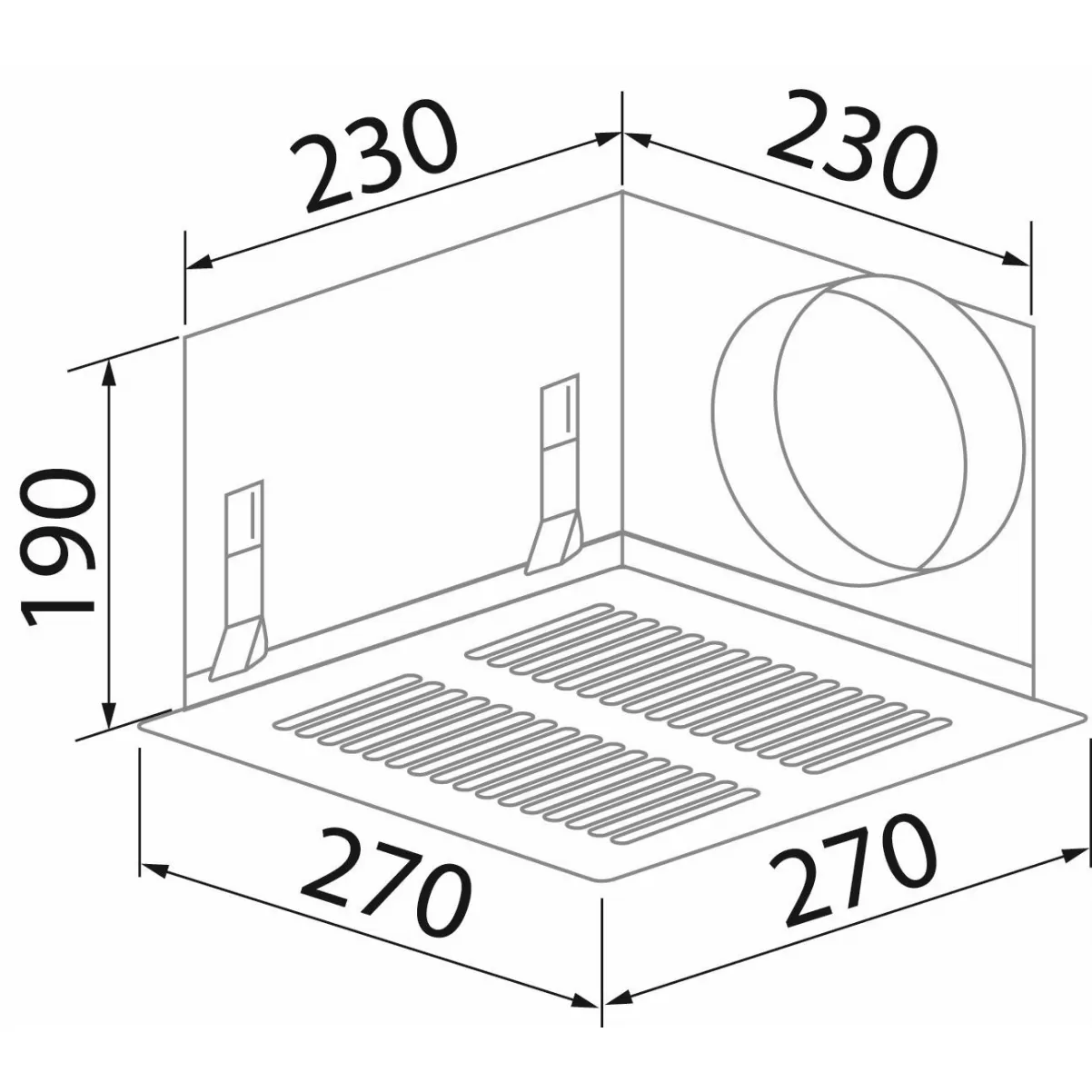 Long life keramiska kolfilter HELSA  i låda till inbyggd