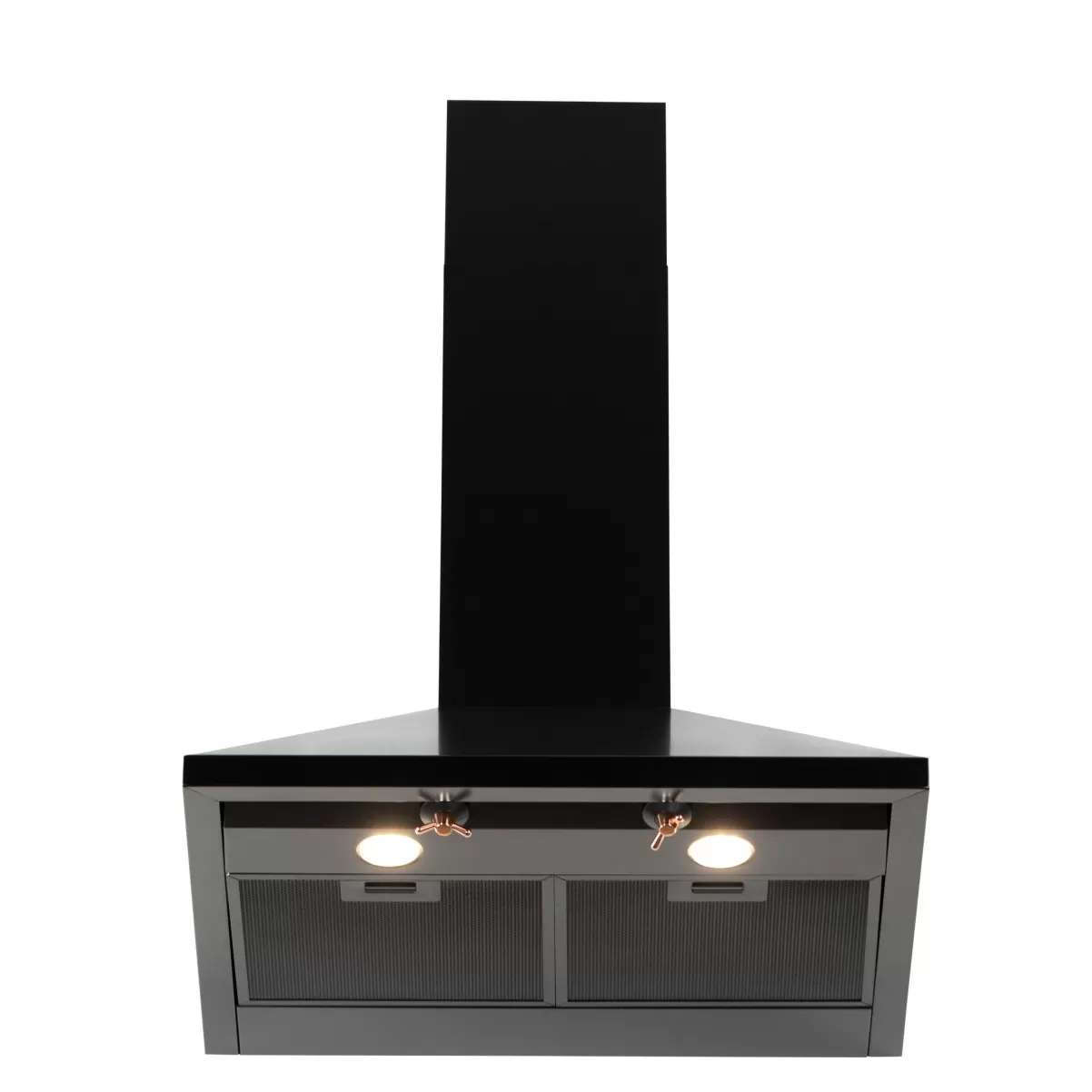 Væghængte emhætte sort  60cm|MARSHALL|Design line