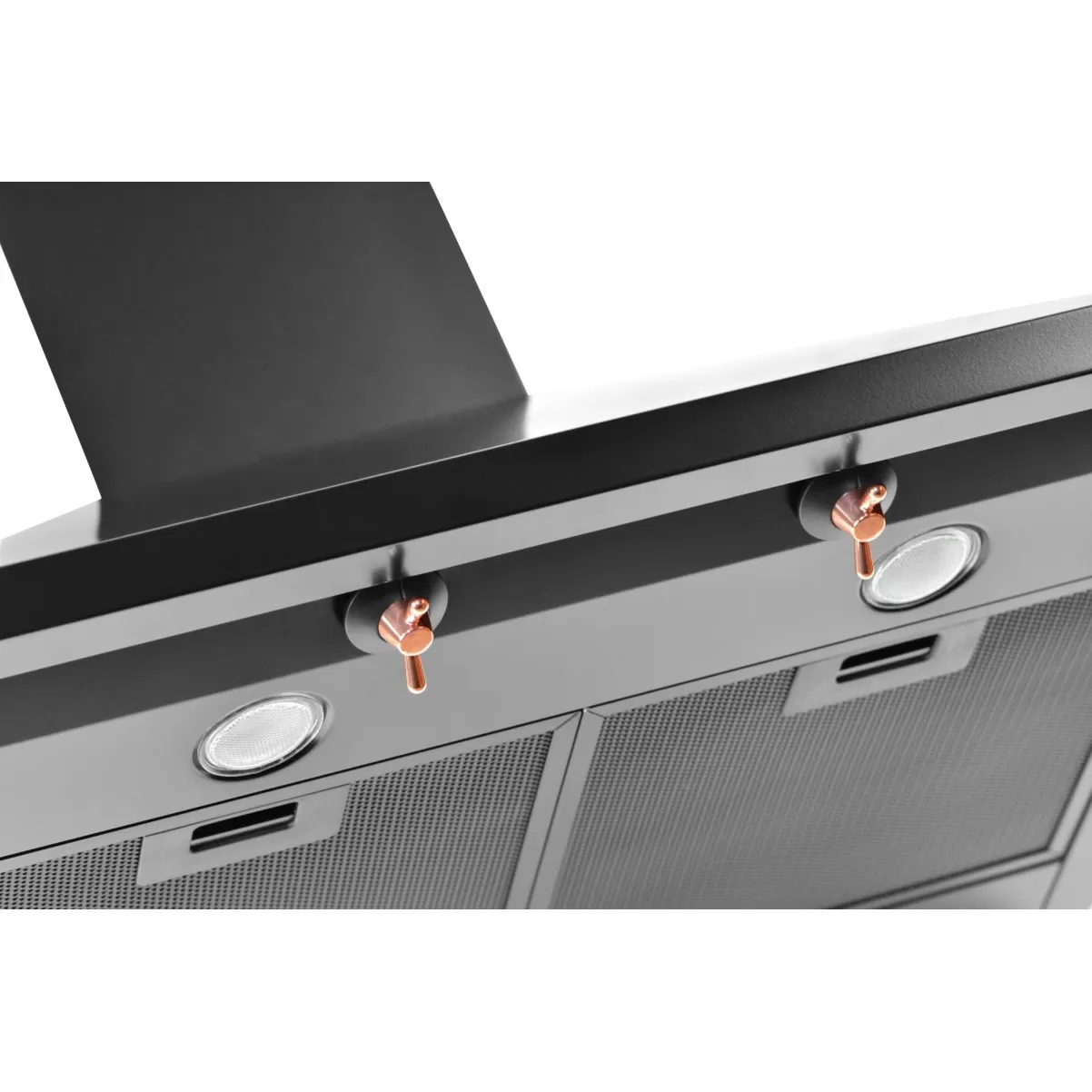 Væghængte emhætte sort  60cm|MARSHALL|Design line