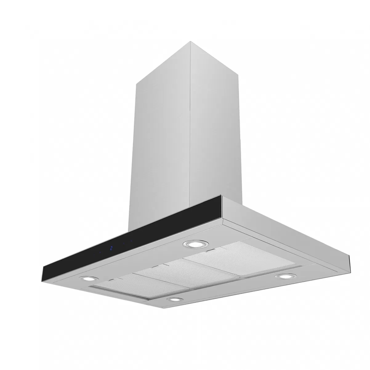 Frithængende emhætte rustfrit stål 90cm| VERDE|Premium line