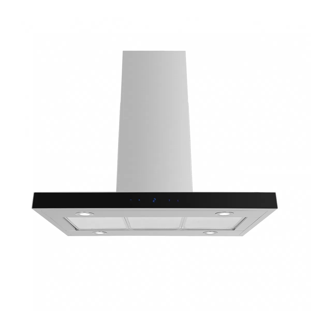 Frithængende emhætte rustfrit stål 90cm| VERDE|Premium line