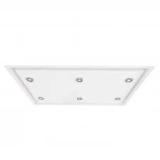 Emhætte integreret i loftet|hvid|Swedluxury SIGNATURE|6 x Led spotbelysning med lysdæmper| Design line